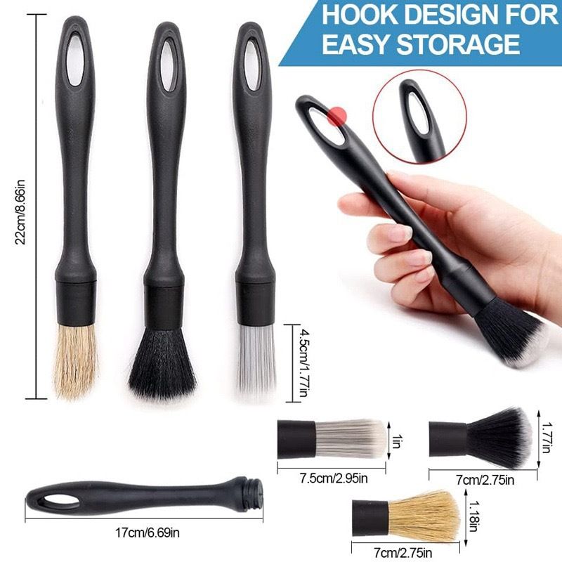 Car Interior Scratch Free Cleaning Brush - Soft Detail Brush for Dashboard view 2
