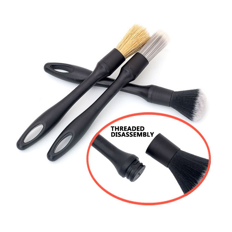 Car Detailing Pointed Bristle Brush - Precision Cleaning Brush for Interior Gaps view 3