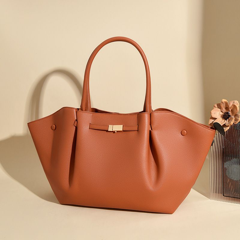Brown Women's Wings Shape New York Slouchy Tote Bag (61 x 13 x 29CM) - Soft
