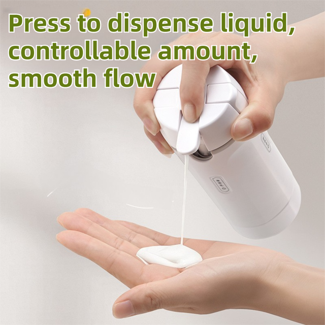 4-in-1 White Compact Travel Cosmetic Dispenser Bottle - 4 x 30ml Refillable view 3