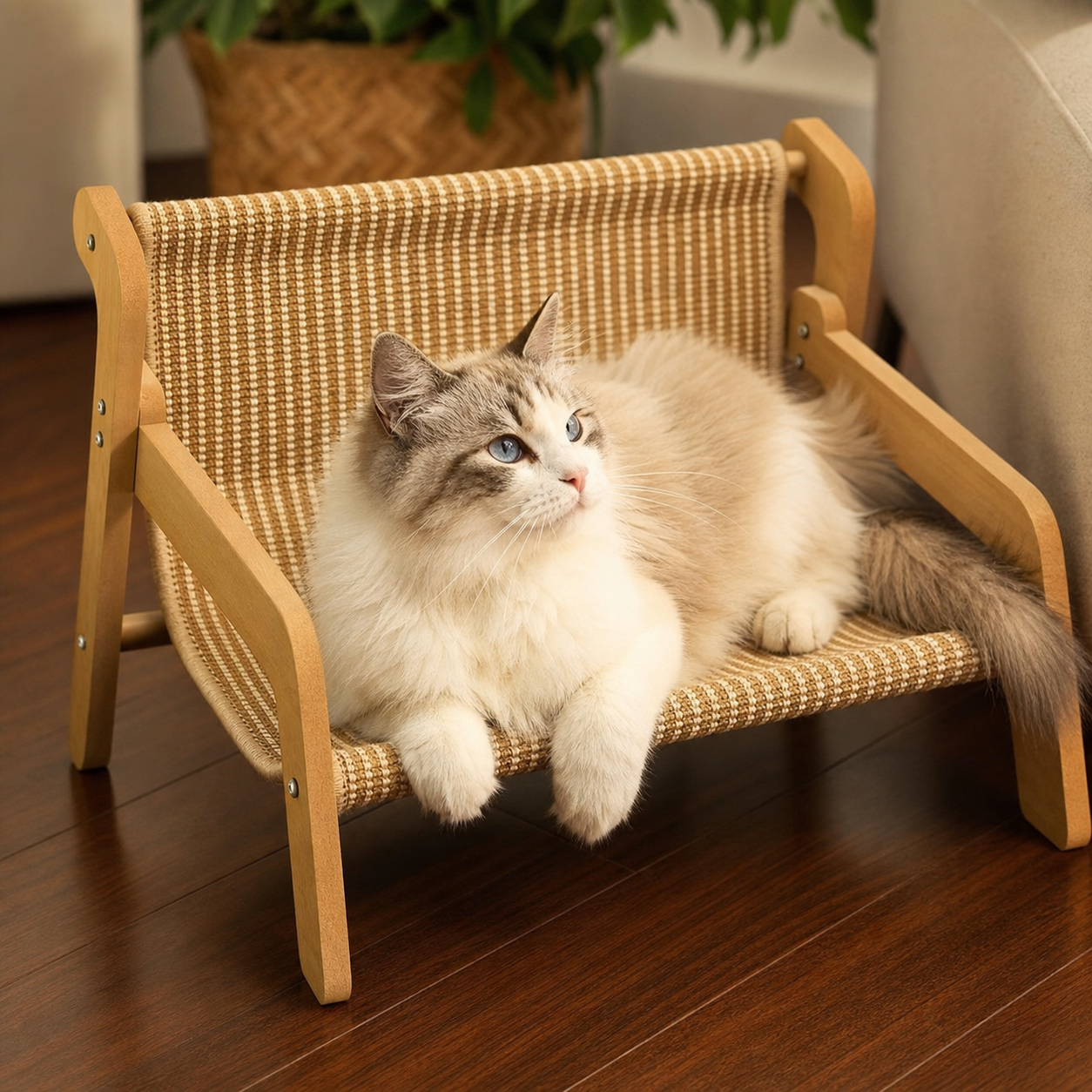 Replacement Mat for Cooling Rattan Woven Lounge - Breathable Large Elevated view 4