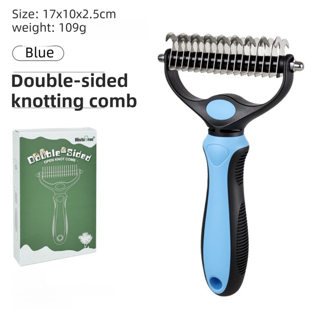 Blue Dual Sided Pet Knot Cutter for Dogs & Cats - 17 view 7