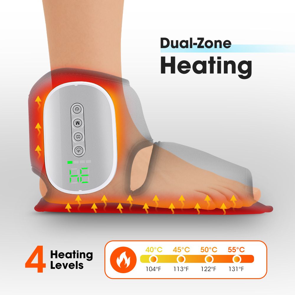 Air Compression Heated Foot Massager view 4