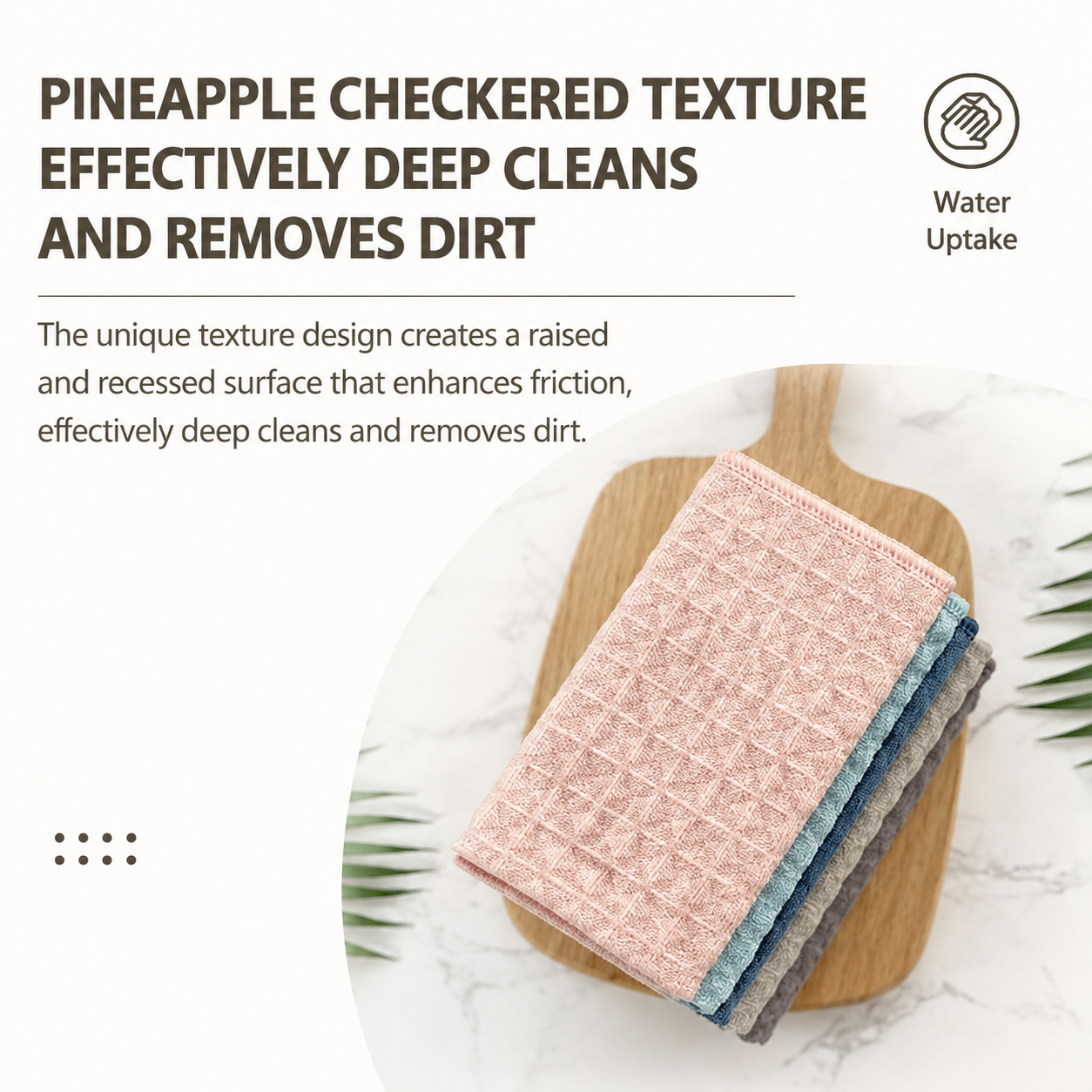 20 Pack Microfibre Waffle Cleaning Rag Set - Super Absorbent Durable Kitchen view 3