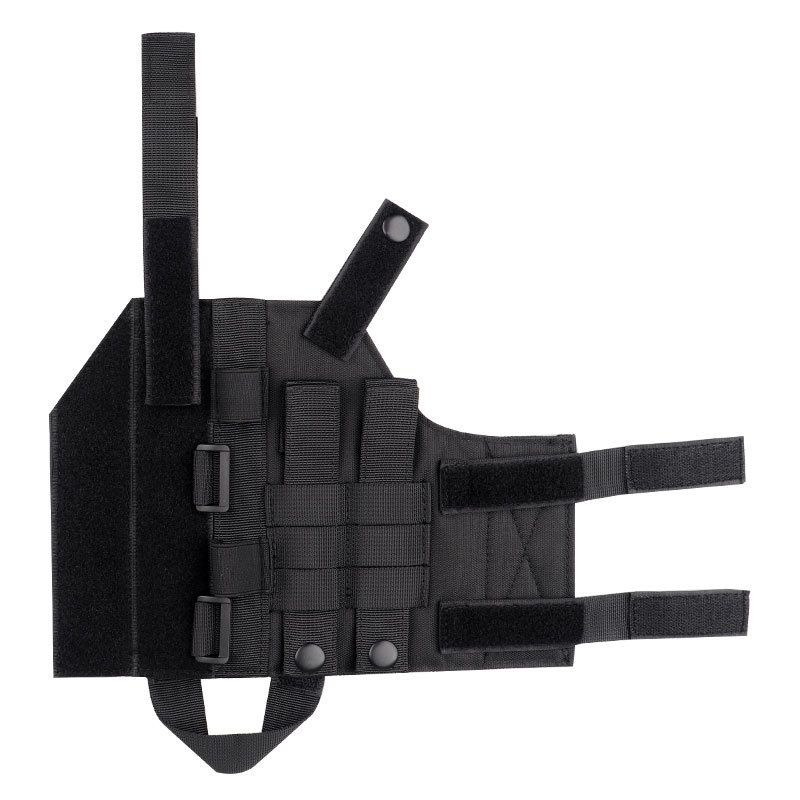 Black Heavy Duty MOLLE Tactical Universal Leg Holster - Lightweight Quick view 4