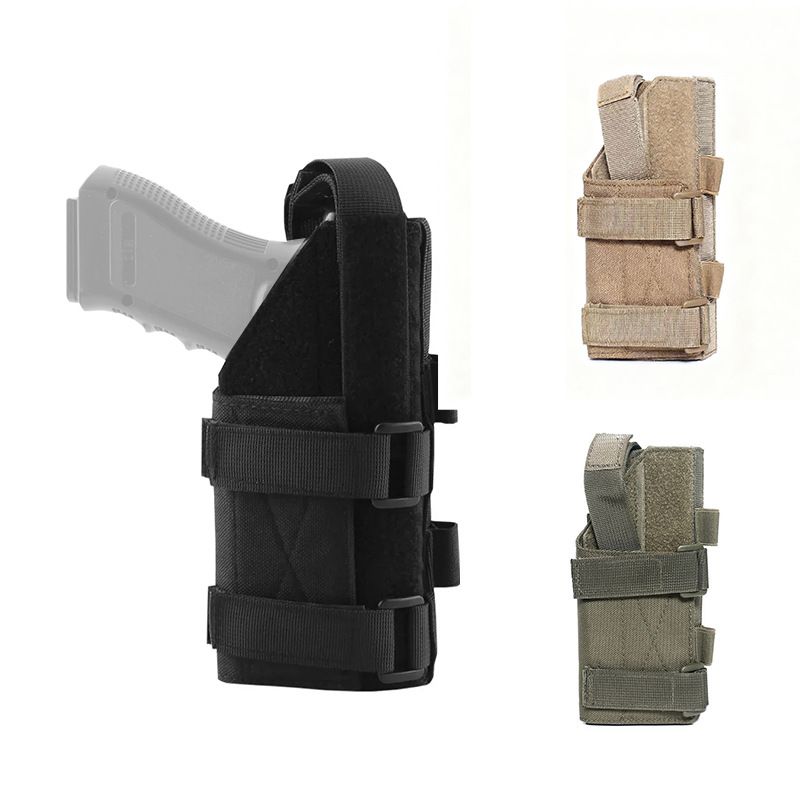 Khaki Heavy Duty MOLLE Tactical Universal Leg Holster - Lightweight Quick view 2