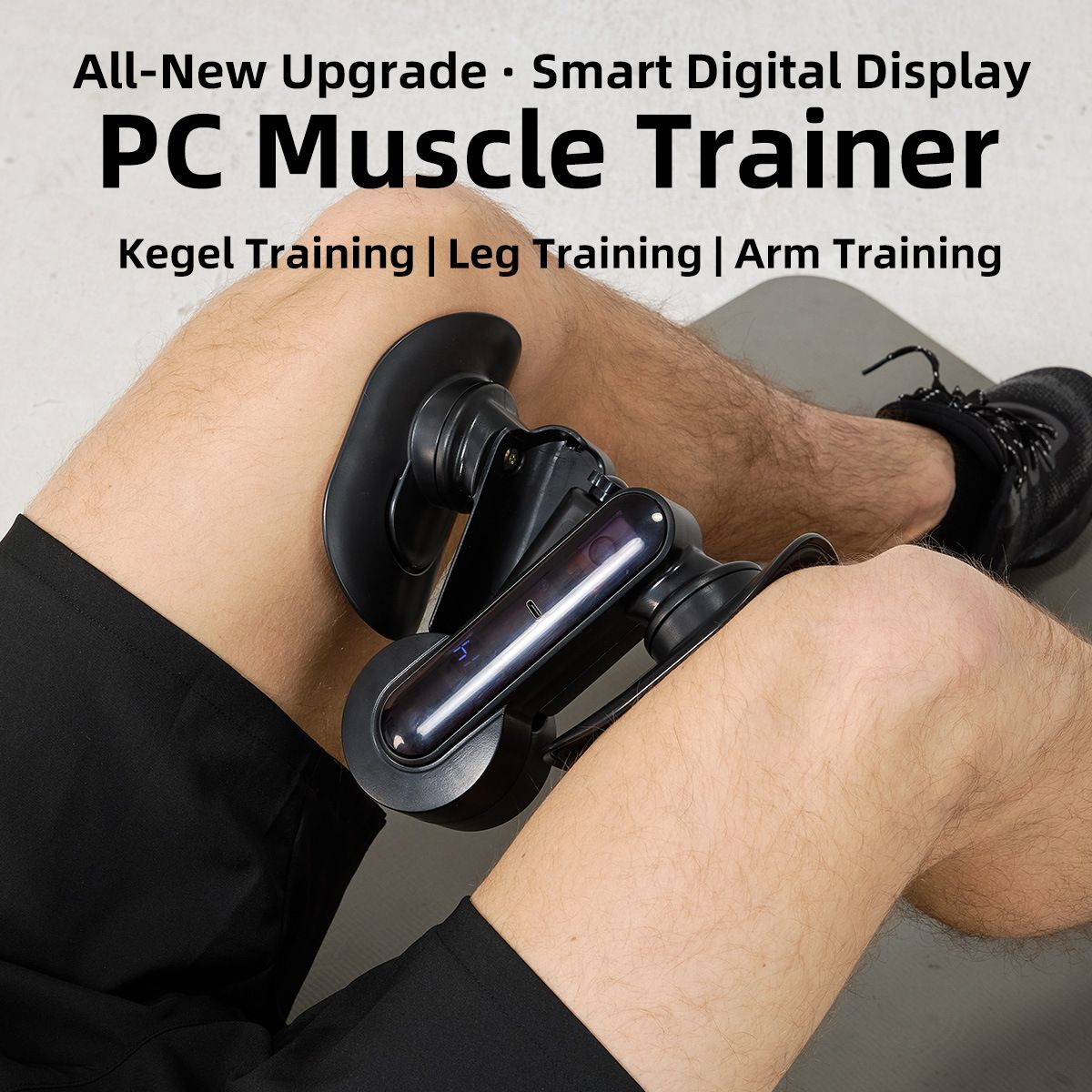 Black Standard Multifunctional Pelvic Floor Muscle Exerciser - 18KG Adjustable view 2