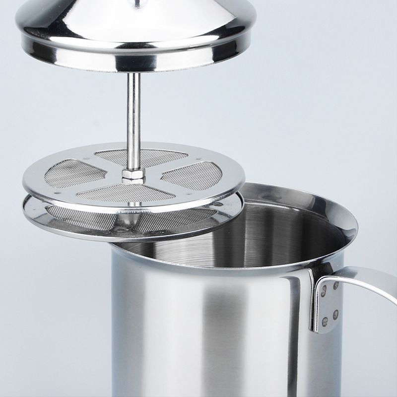 800ML 201 Stainless Steel Manual Milk Frother view 5