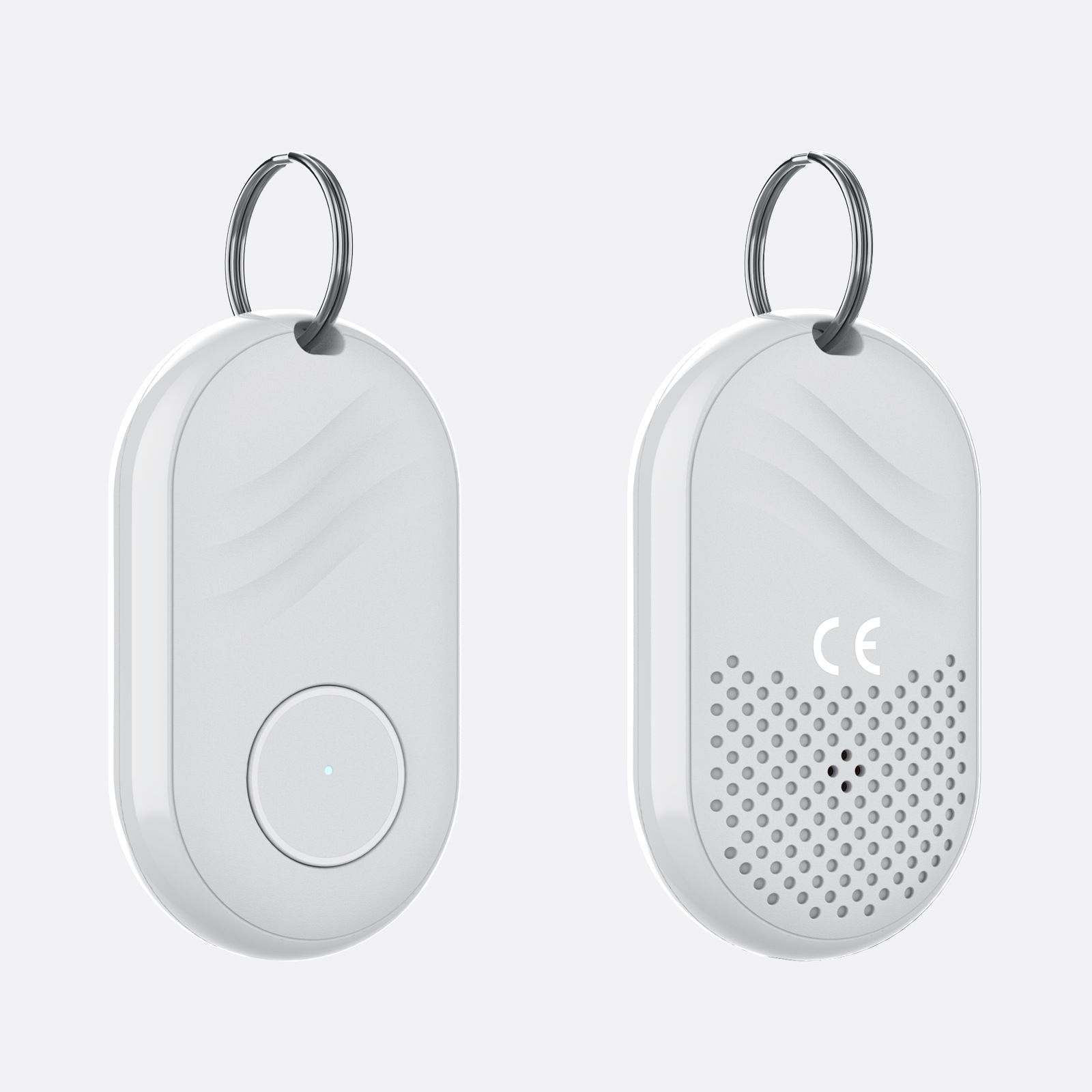 2PCS White Portable Ultrasonic Pest and Mosquito Repeller with Lanyard Loop