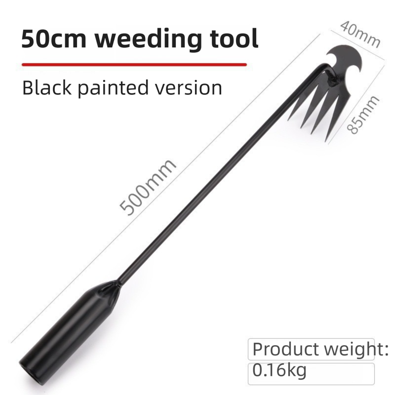 50CM Multifunction Garden Weeding Hoe Tool - Heavy Duty Manganese Steel Root view 2