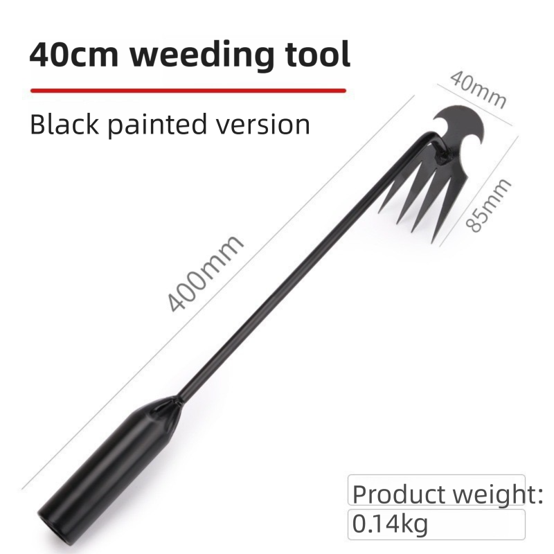 40CM Multifunction Garden Weeding Hoe Tool 2 Pack - Heavy Duty Manganese Steel view 2
