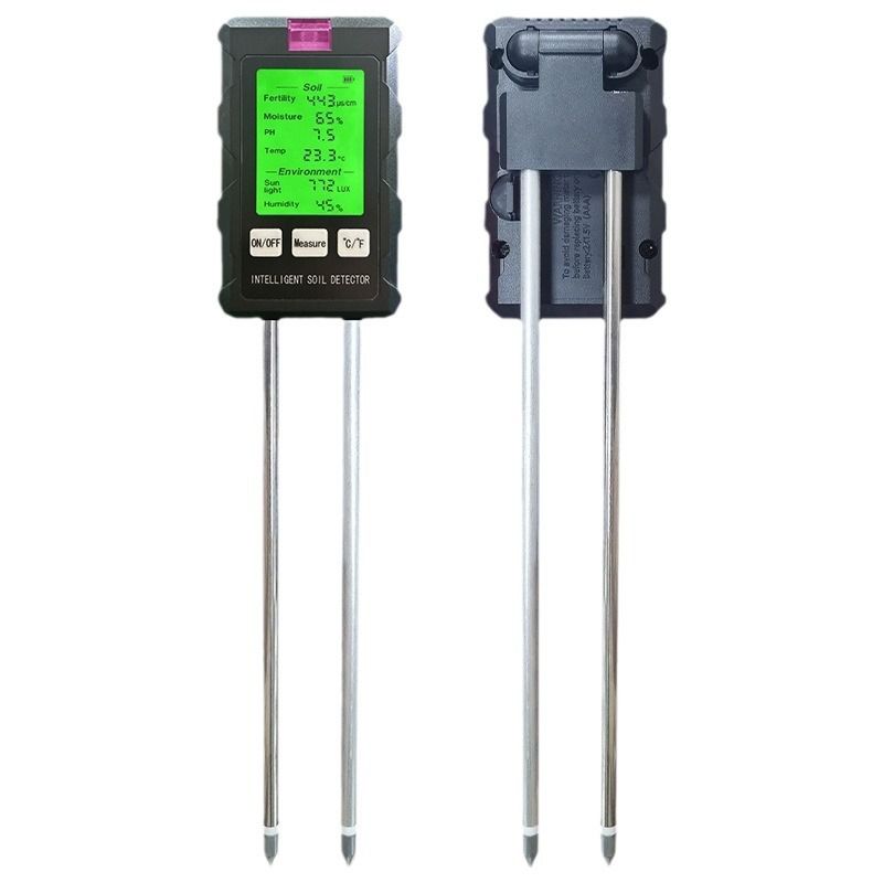 6 in 1 HD Digital Display Soil Tester - PH Moisture Temperature Fertility view 5