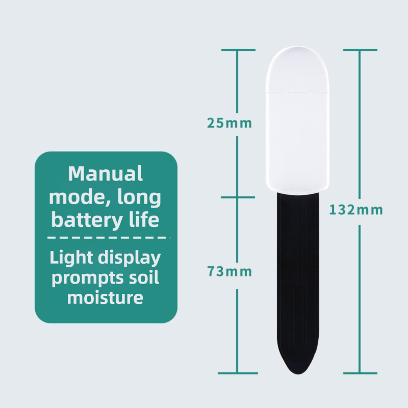 2 Pack Smart Soil Moisture Meter with 3 Colors Realtime Indicator & Water view 3