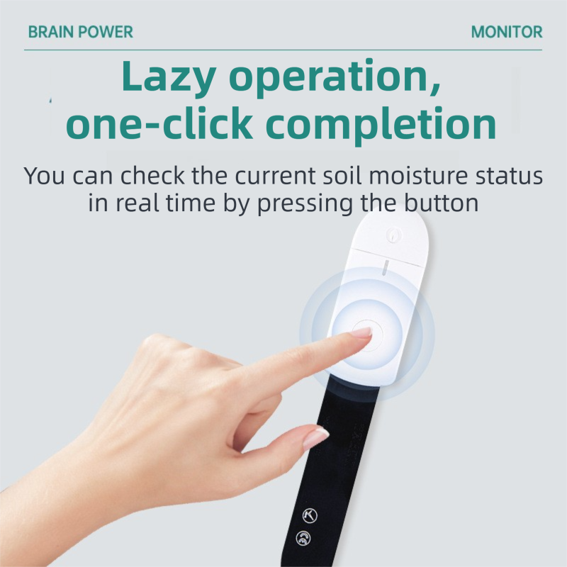 Smart Soil Moisture Meter with 3 Colors Realtime Indicator & Water Shortage view 4