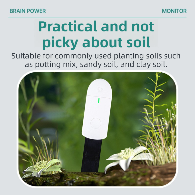 10 Pack Smart Soil Moisture Meter with 3 Colors Realtime Indicator & Water view 5