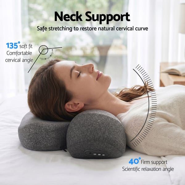 3 in 1 Electric Cervical Neck Massager Pillow (Airbag Traction + Heat Compress view 6