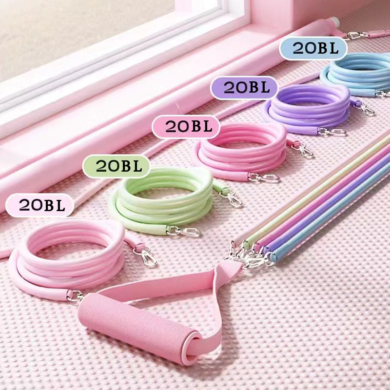 Women's Multifunctional 100 lbs Resistance Band Set with Storage Bag view 2