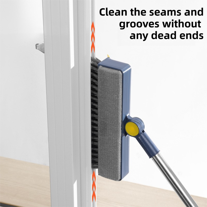 3-in-1 Window Fly Screen Cleaner Brush & Glass Squeegee with 124CM Extendable view 3