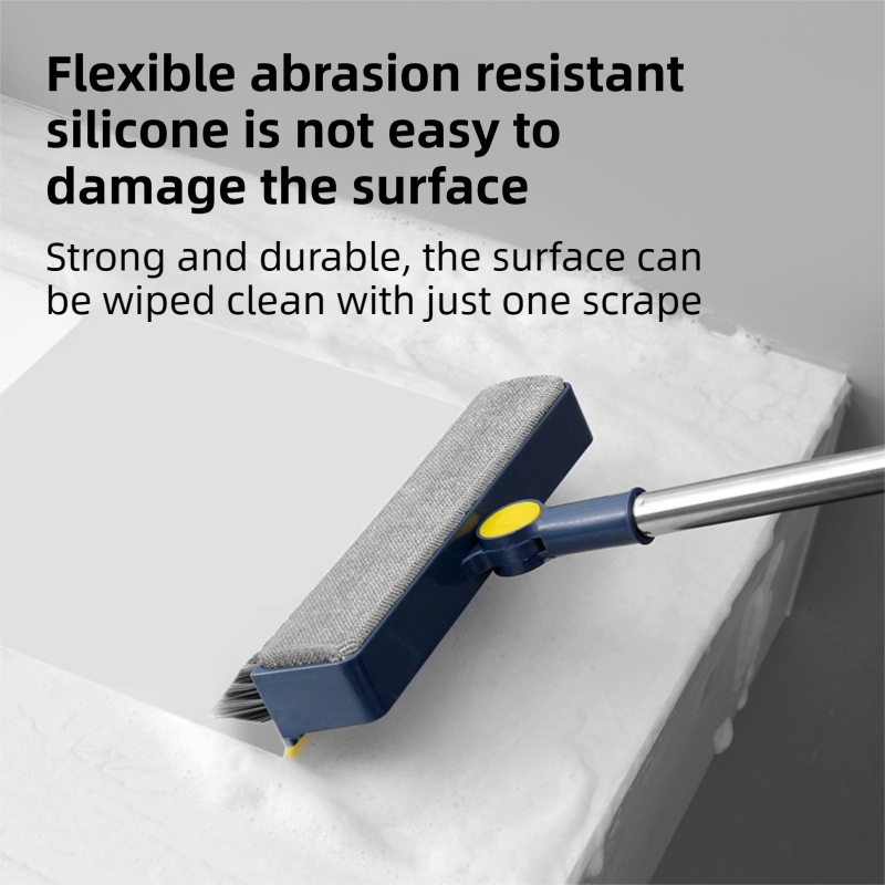 3-in-1 Window Fly Screen Cleaner Brush & Glass Squeegee with 124CM Extendable view 4