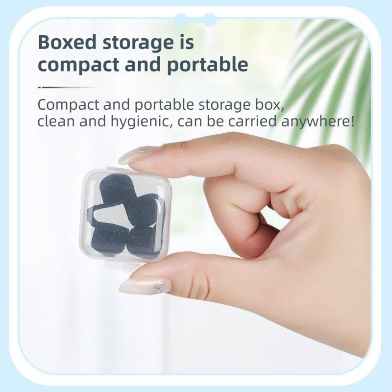 30pcs White Invisible Sponge Nasal Filters with 3 Storage Cases- Dust Pollen view 6