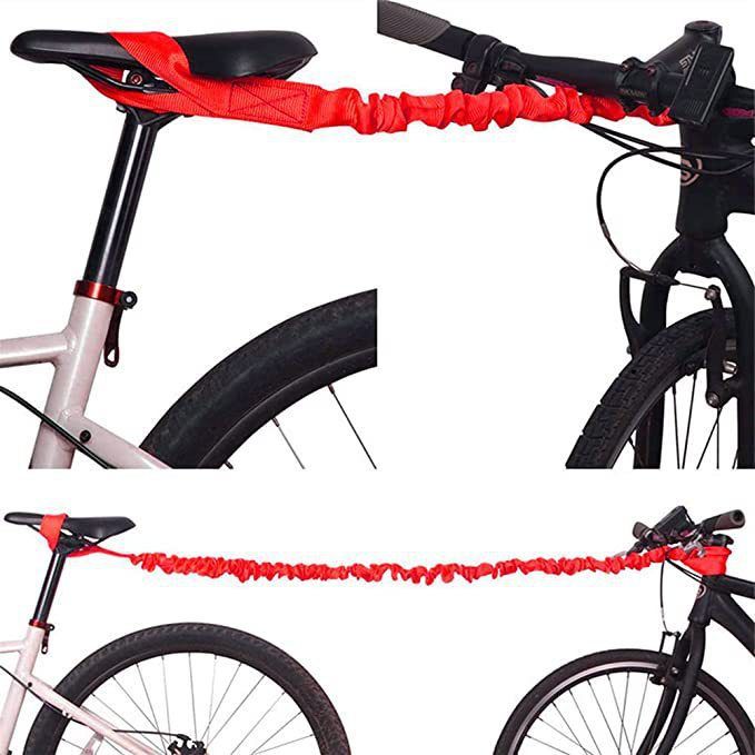 Blue Bike Shock Absorbing Tow Rope with Storage Bag (8 to 15 FT) - Durable view 5