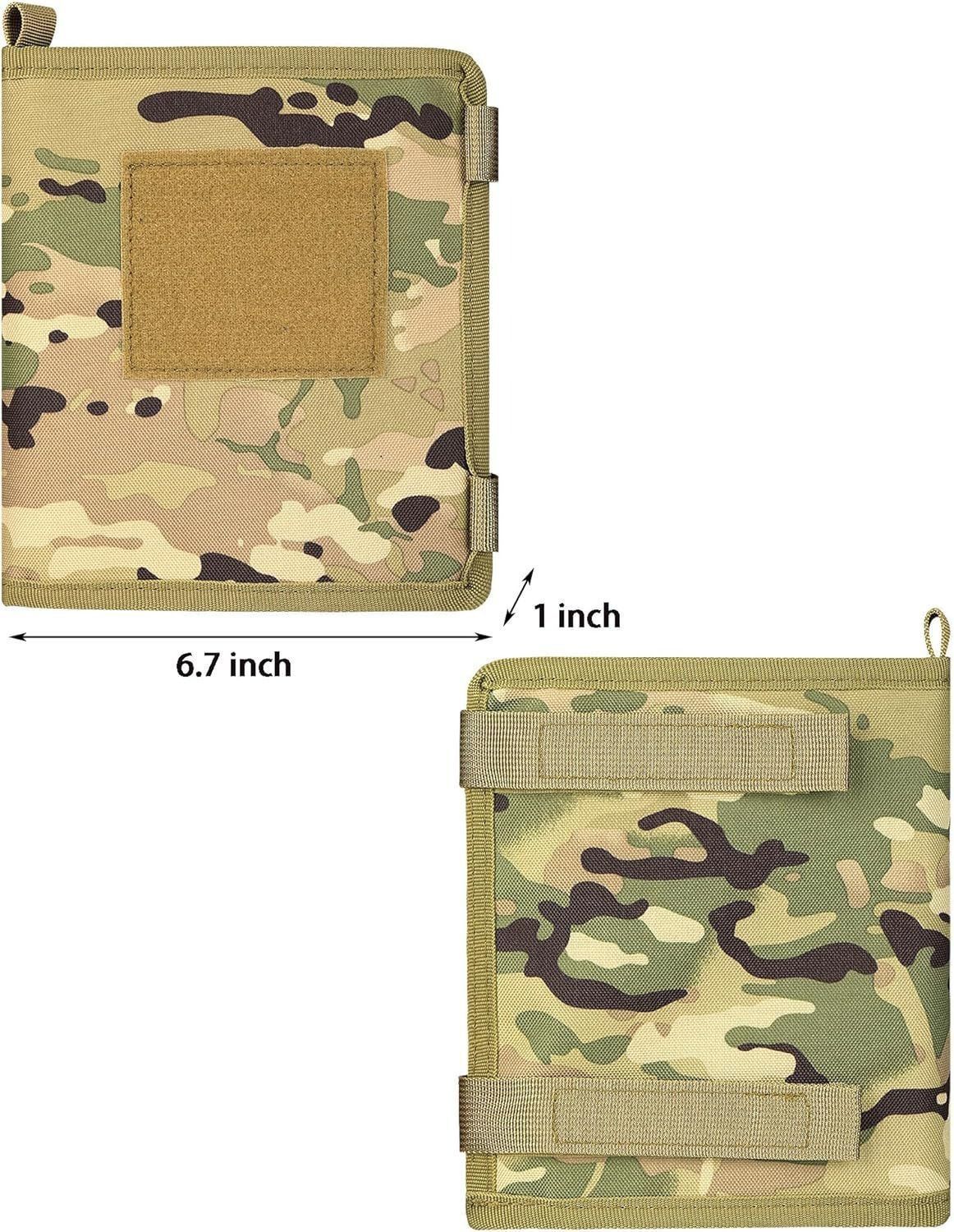 Dark Green Mutifunctional Oxford Fabric Tactical Waterproof Map Pouch - MOLLE view 5