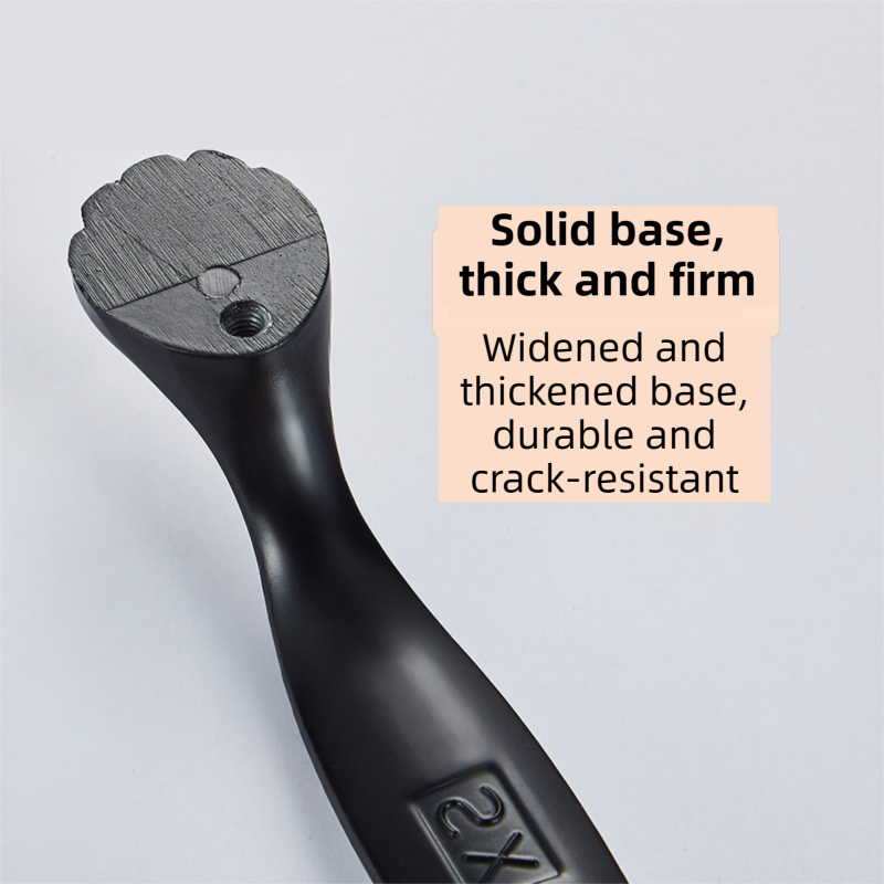 2 Pack Ceramic & Matte Black Zinc Alloy Cabinet Handle (Hole Spacing 128MM) view 3