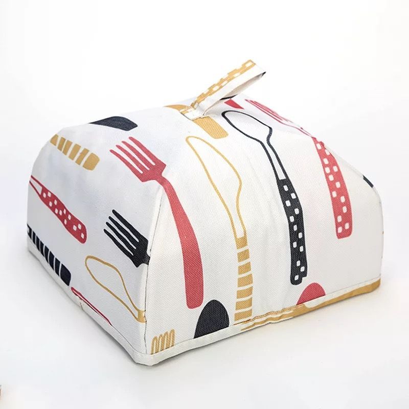 2 Pack Red Knief Foldable Thermal Insulated Food Cover (S 21 x 21 x 11cm)