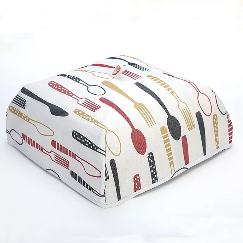 2 Pack Red Knief Foldable Thermal Insulated Food Cover (L 36 x 36 x 15cm)