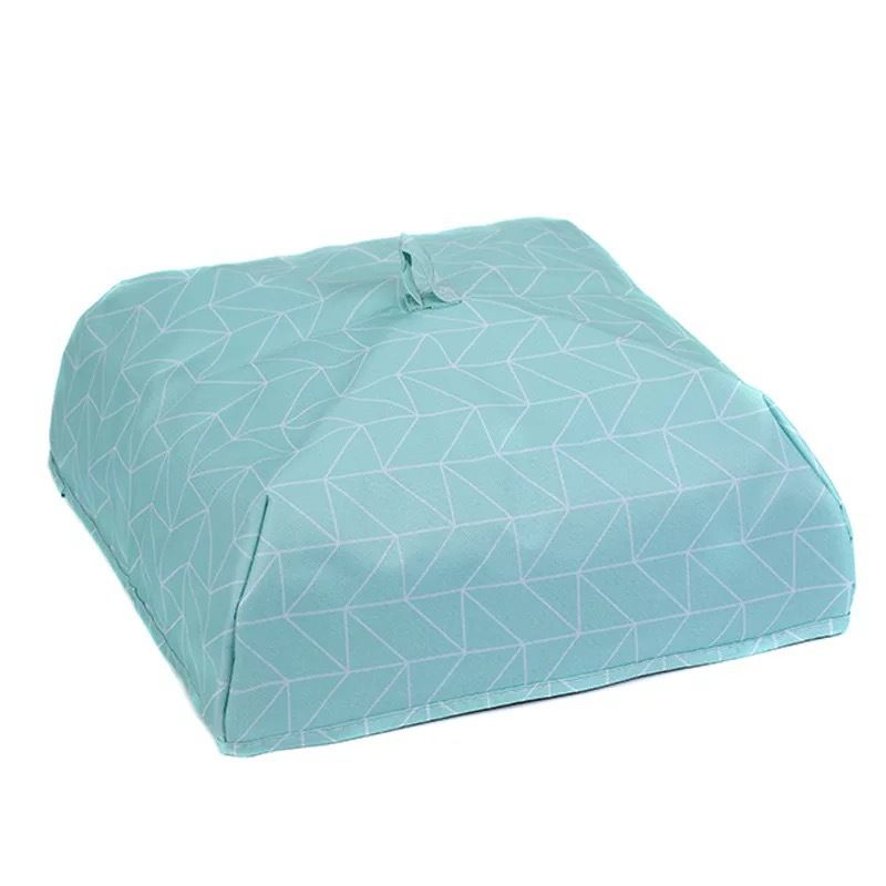 2 Pack Blue Plaid Foldable Thermal Insulated Food Cover (XL 50 x 50 x 15cm)