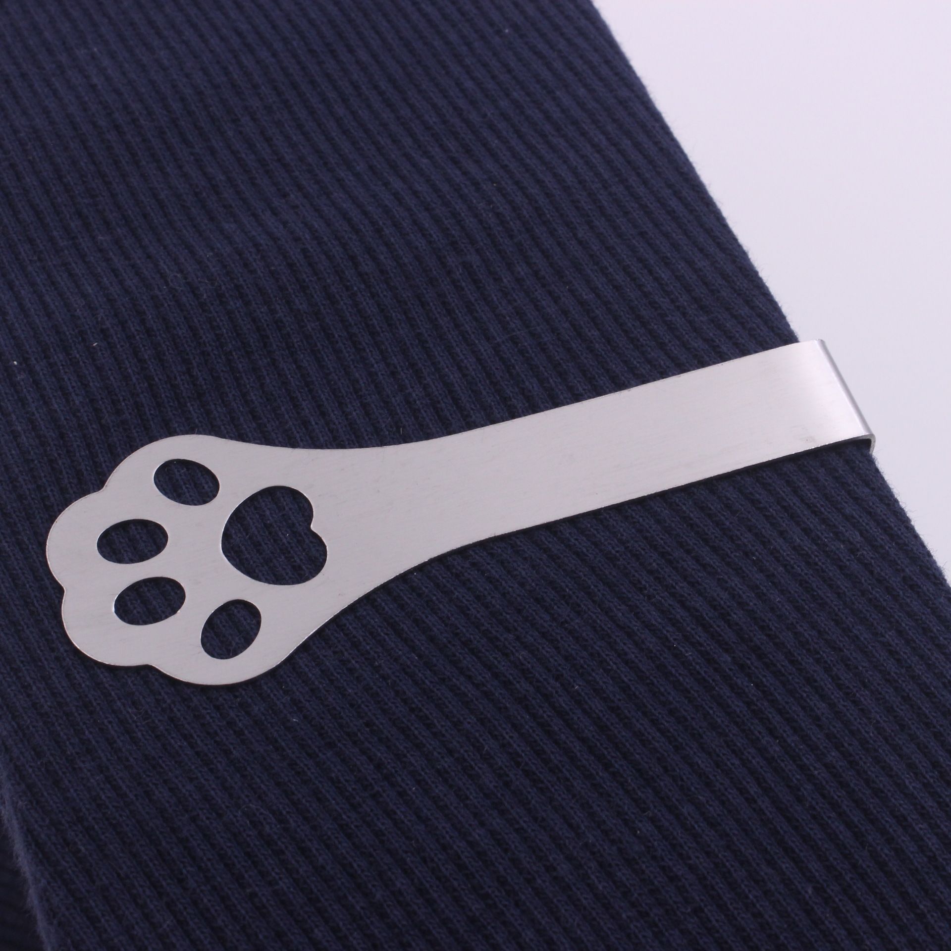 10PCS Cat Paw Design Stainless Steel Triangular Tablecloth Clips - Nonslip