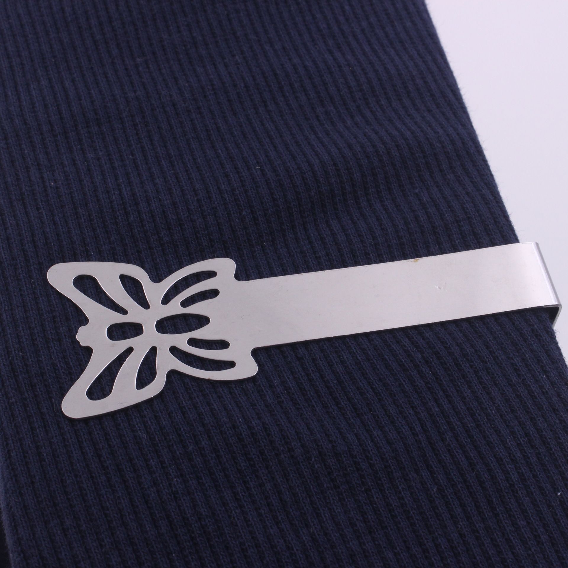10PCS Butterfly Design Stainless Steel Triangular Tablecloth Clips - Nonslip
