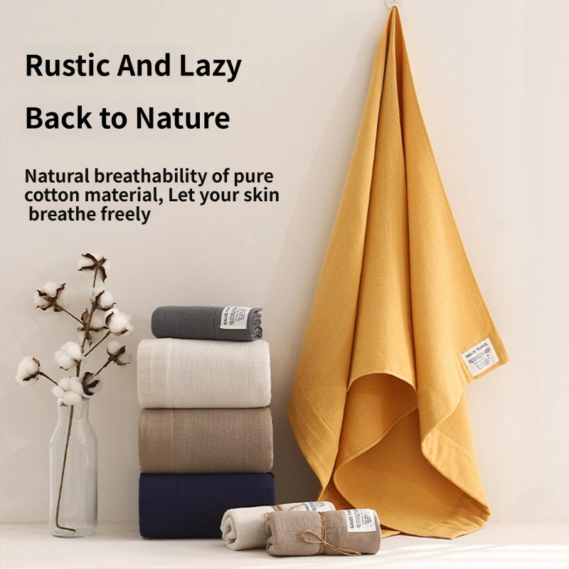 3-Piece Beige 100% Pure Combed Cotton Towel & Bath Towel Set - Ultra Soft & view 5