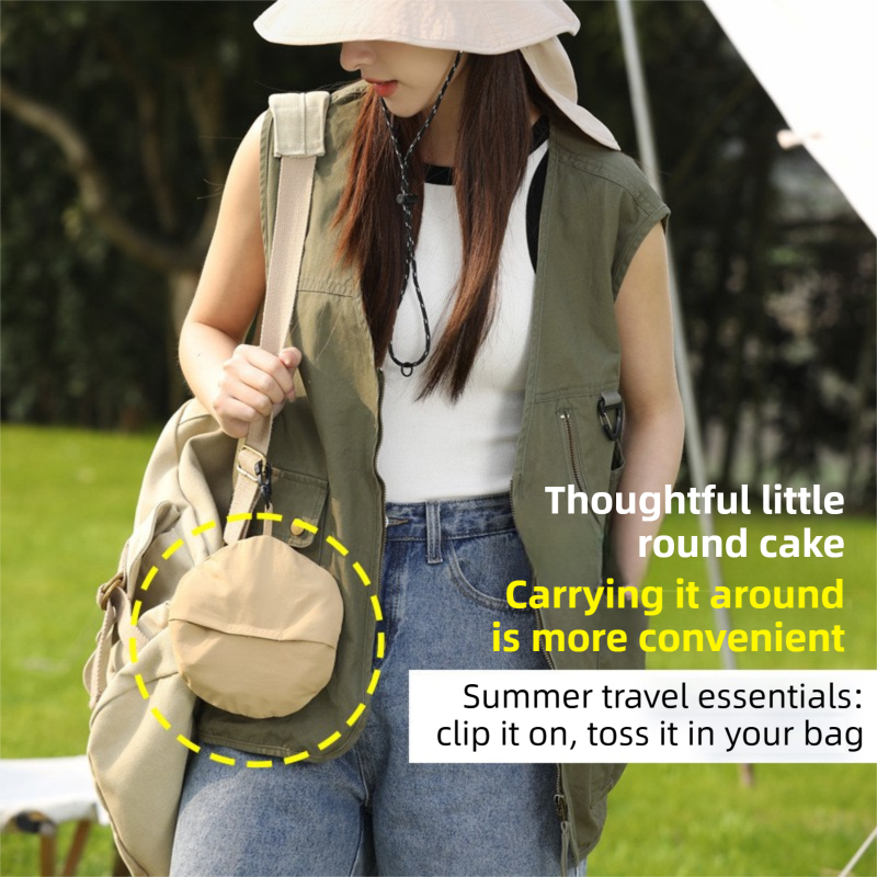 Brown Packable Quick Dry Bucket Sun Hat (Circumference 58 to 60cm) view 2