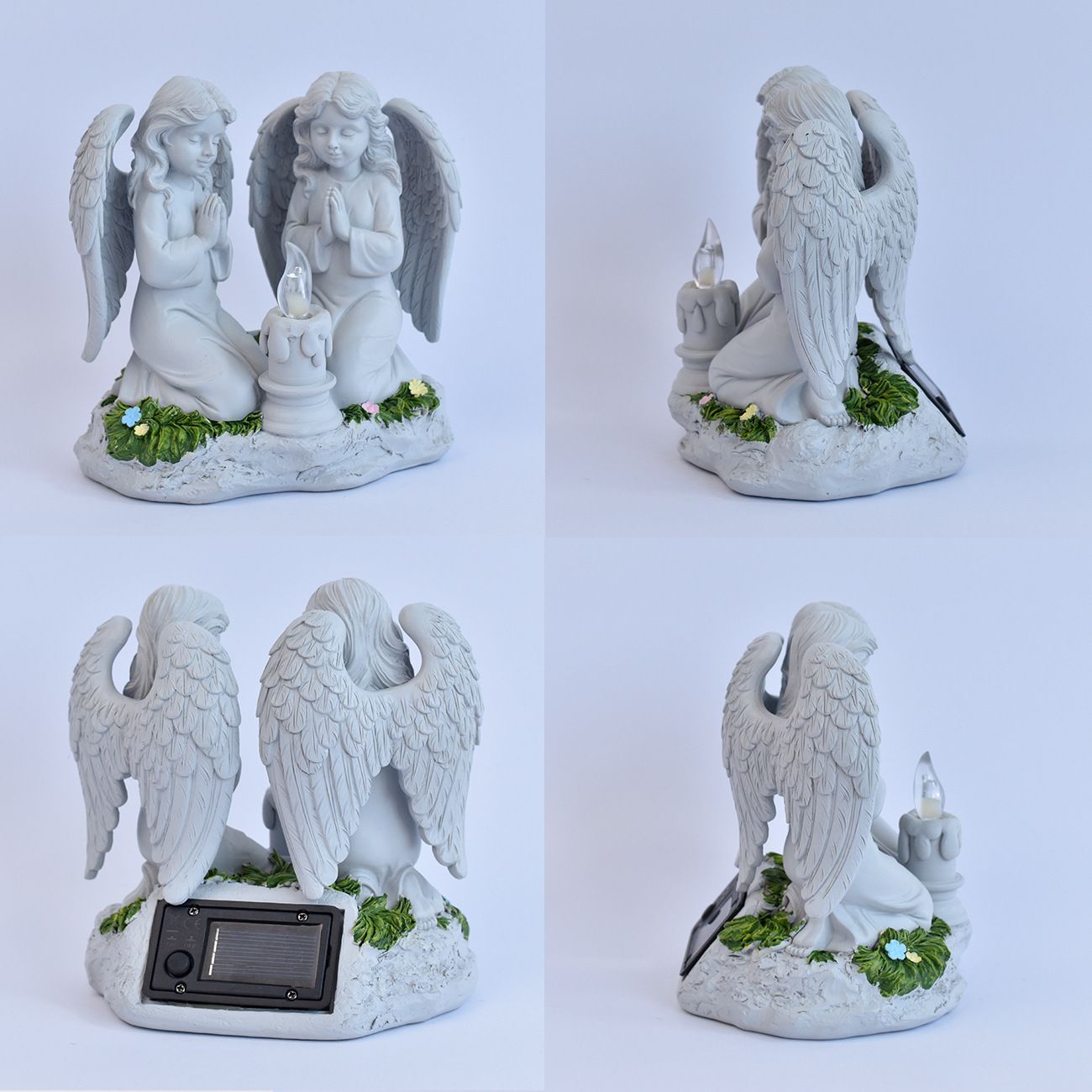 Solar Resin Praying Angel Garden Light - Outdoor Waterproof Angel Statue with view 4