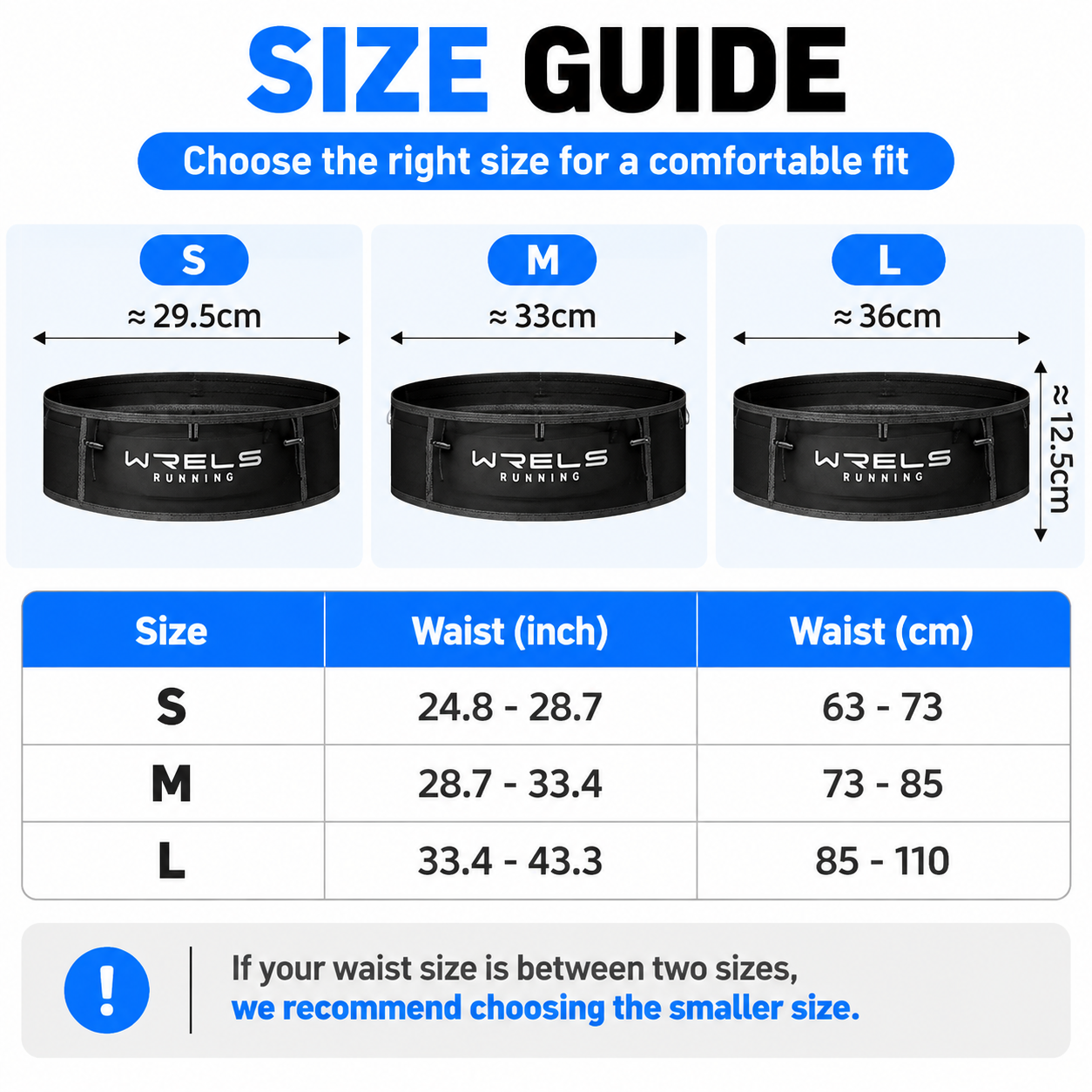 L Size Black Lightweight Slim Running Waist Belt - Breathable Quick Dry view 7