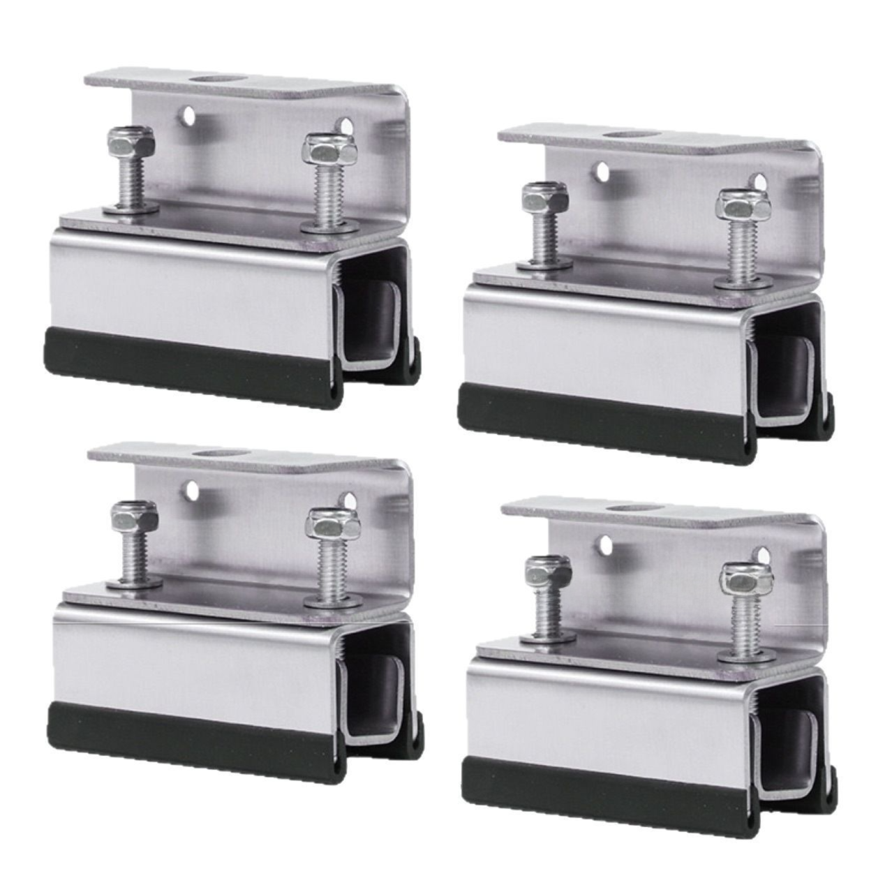 4 Pack Stainless Steel Solar Panel Mounting Brackets (Style A) - Heavy Duty