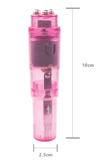 Purple Pocket Vibrating Massager Pen for Women - Portable Quiet Bullet view 5