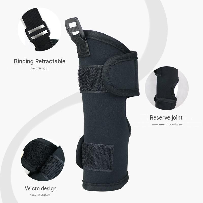 L Size Adjustable Dog Knee Brace set - Include front and hind legs Soft view 7