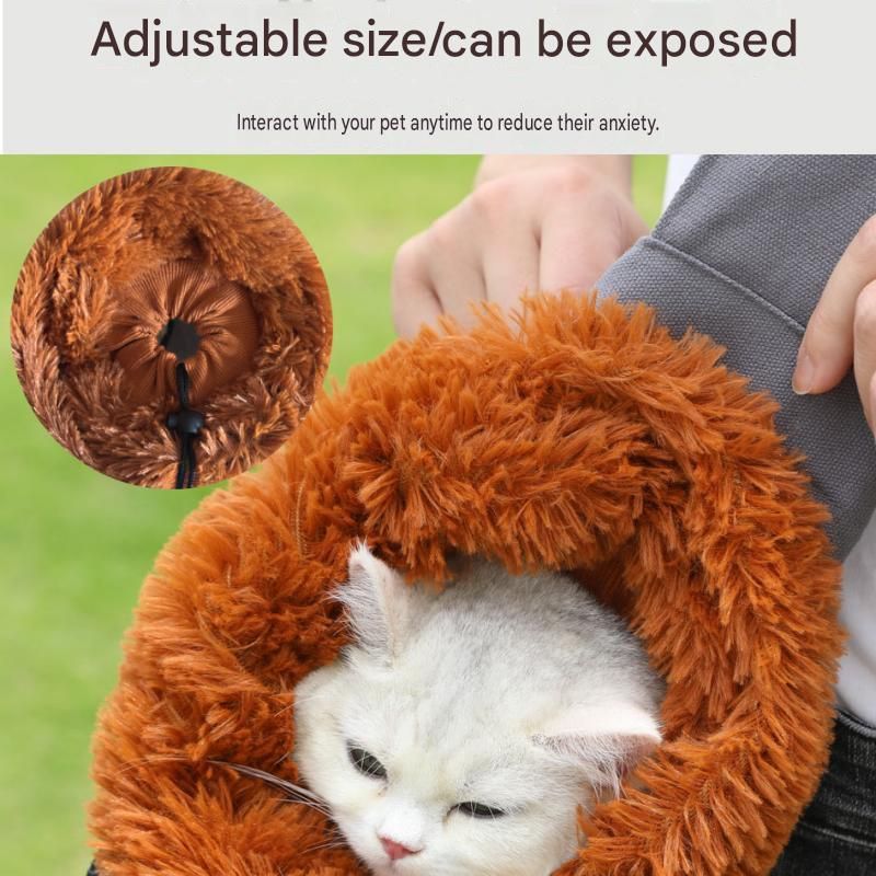 Lion Style Canvas Pet Carrier Green Bag（big size 45*12.5*29cm） - Adjustable view 8
