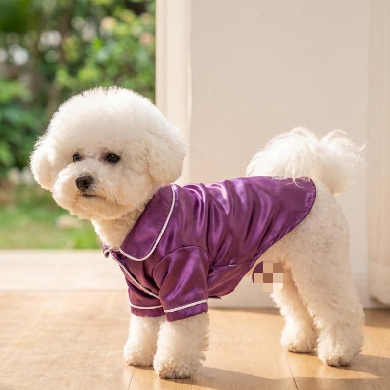 Purple Pet Pyjamas XS Size- Lightweight Acrylic Dog and Cat Sleepwear view 3