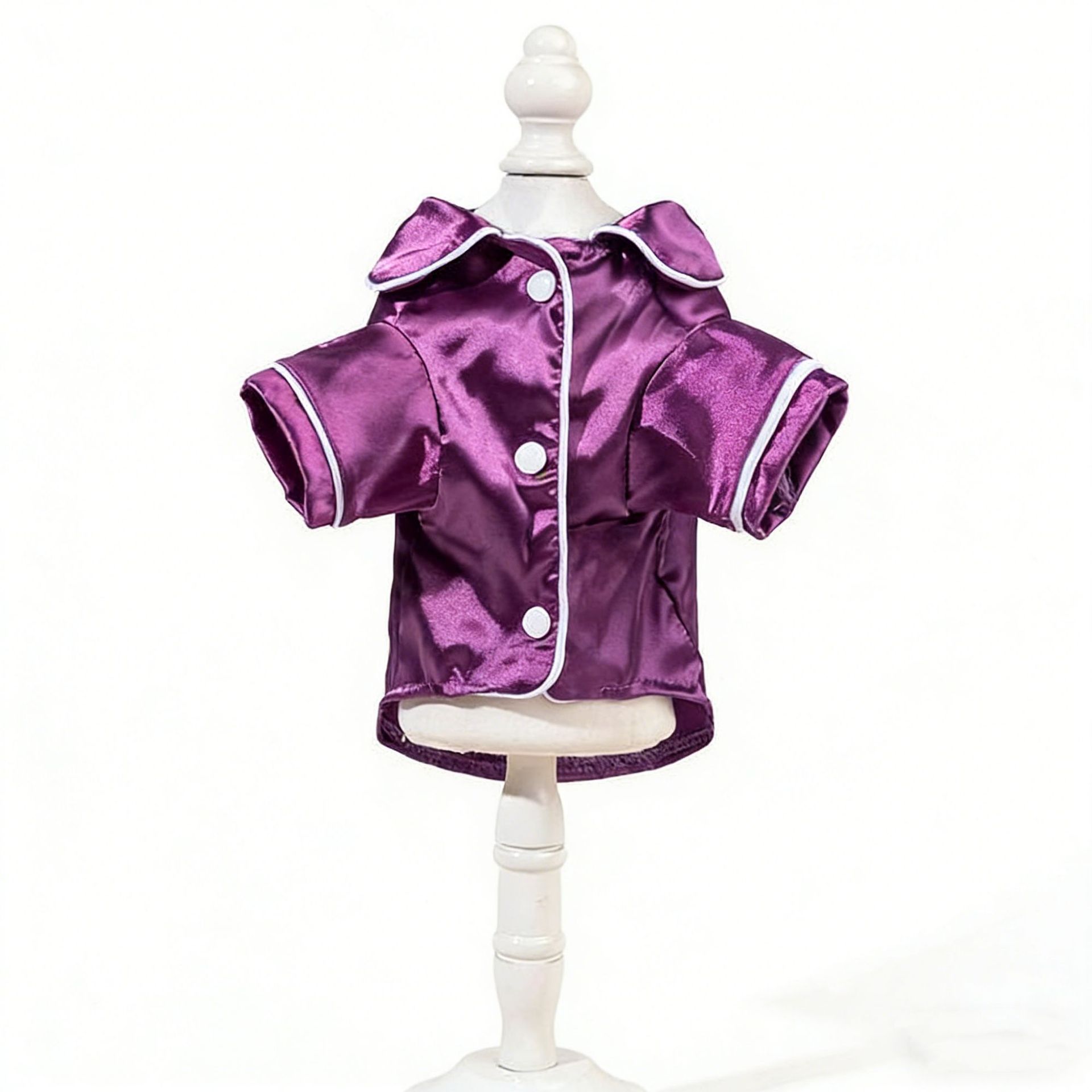 Purple Pet Pyjamas XL Size- Lightweight Acrylic Dog and Cat Sleepwear view 2