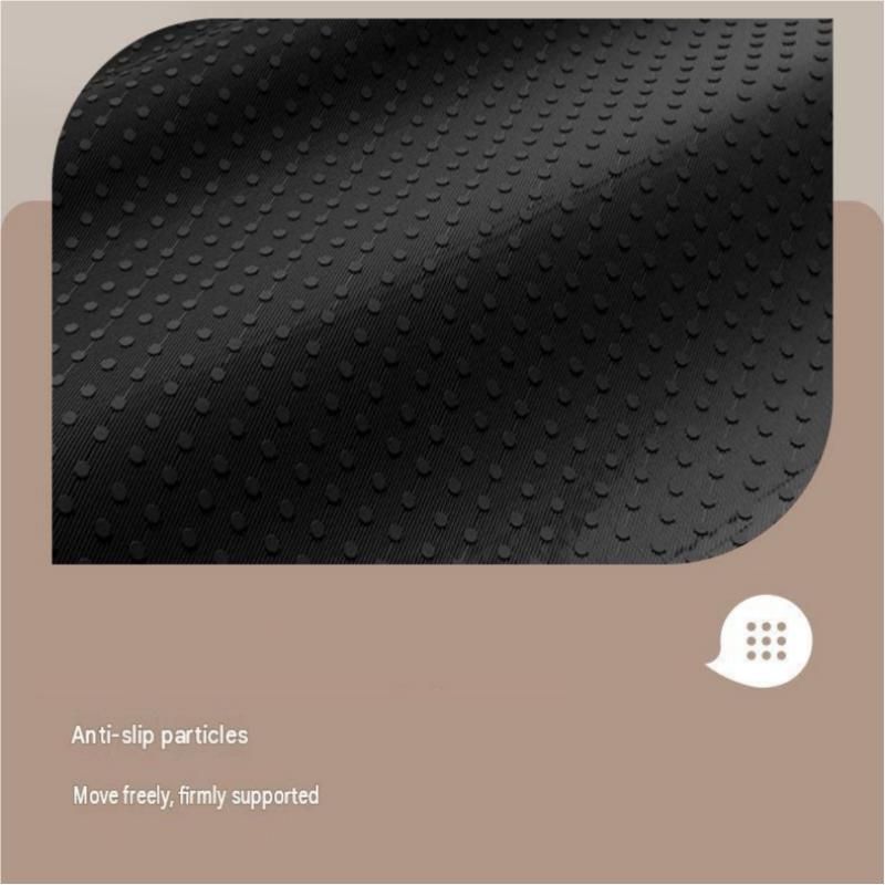 Grey Memory Foam Seat Cushion - 45 x 36 x 7 cm Milk Silk Removable Cover view 6