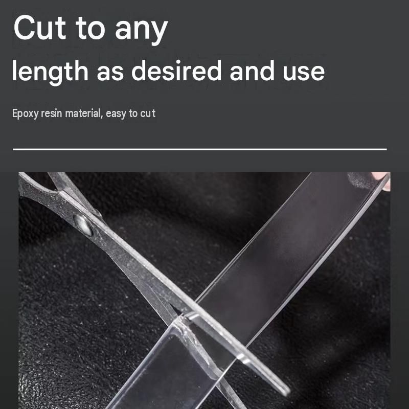 Transparent Anti-Collision Strip Set - Self-Adhesive Silicone Bumper for Doors view 8