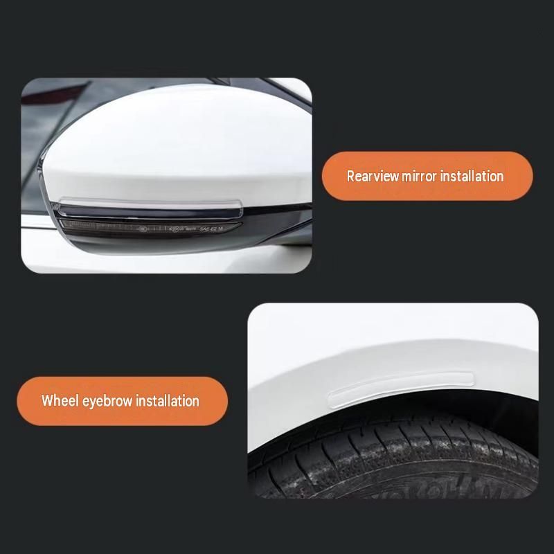 Transparent Anti-Collision Strip Set - Self-Adhesive Silicone Bumper for Doors view 11