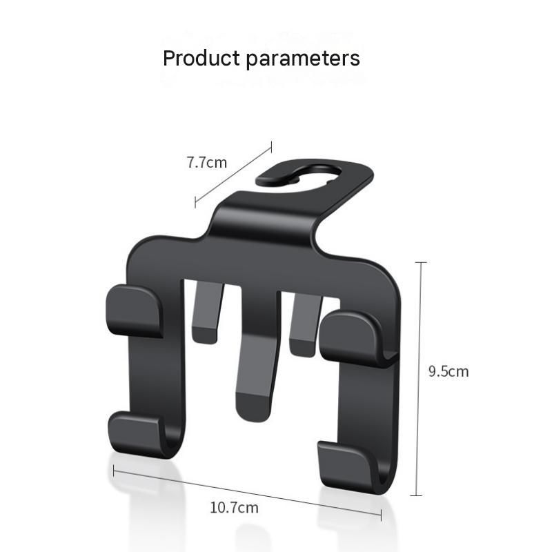 1pcs Multifunctional Car Seat Back Hook and Phone Holder - ABS Material view 2
