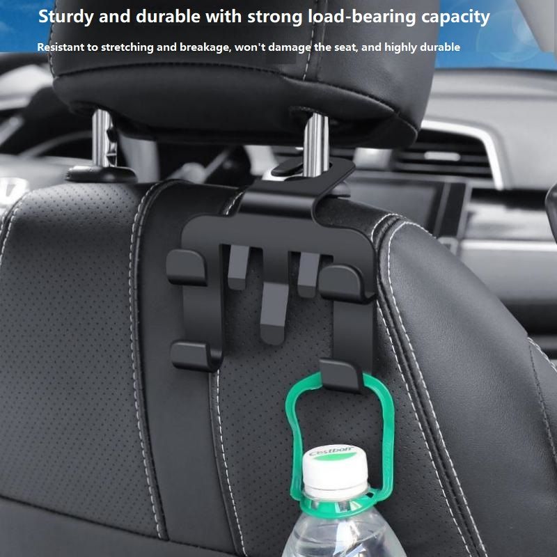1pcs Multifunctional Car Seat Back Hook and Phone Holder - ABS Material view 7