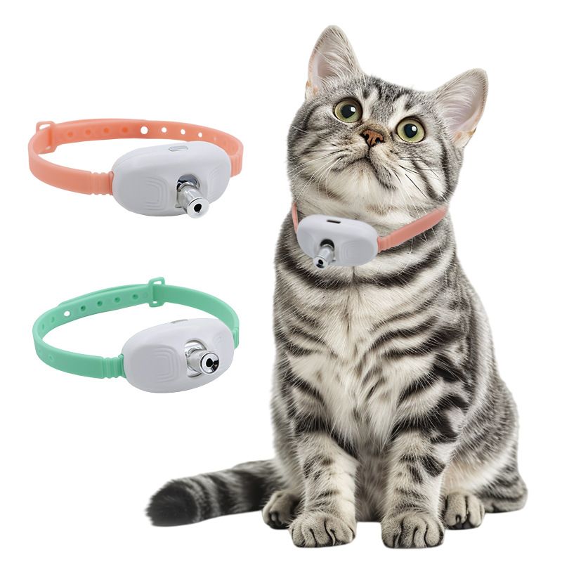 Green Self-Teasing Laser Cat Collar - USB Rechargeable Pet Toy - Adjustable view 7