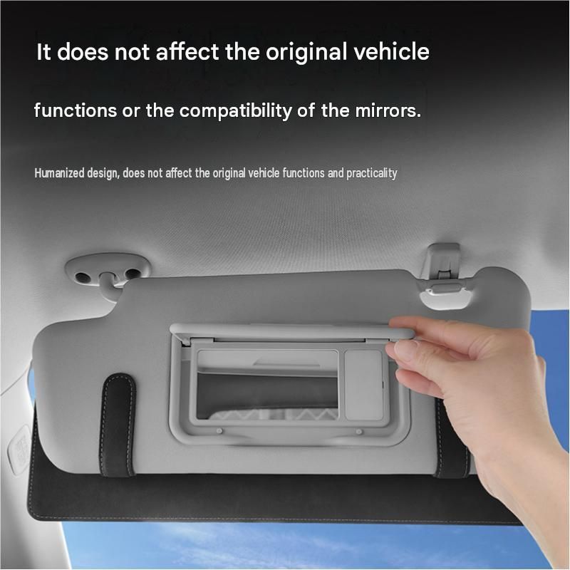 Dappled Grey Car Sun Visor Extension Panel 38cm x 11.8cm - Glare Reduction view 5