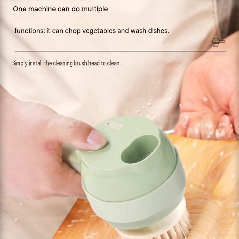 Seasoning Preparation and Storage Set-Green Electric Handheld Food Processor view 5